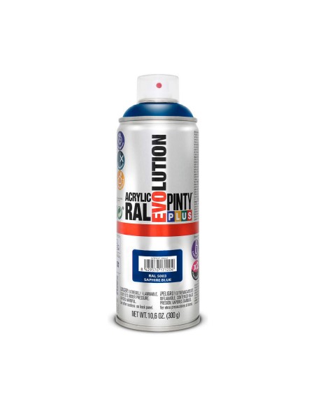 Peinture en spray Pintyplus Evolution RAL 5003 400 ml Saphir | Tienda24 Tienda24.eu