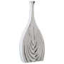 Vase Alexandra House Living White Silver Ceramic 8 x 18 x 43 cm by Alexandra House Living, Vases - Ref: D1621400, Price: 50,2...