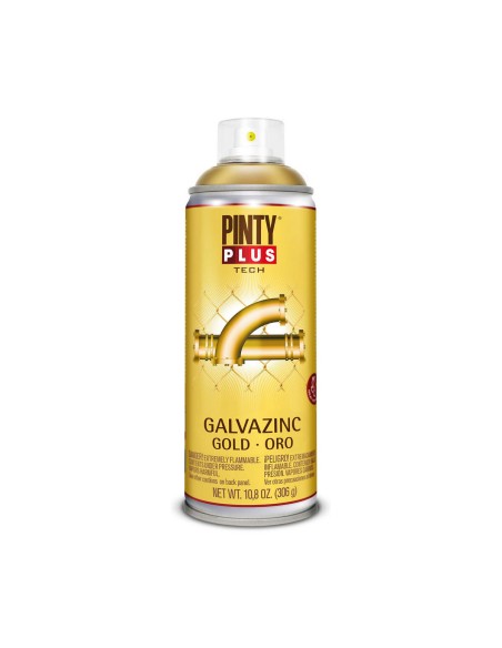 Pintura en spray Pintyplus Tech Galvazinc G151 400 ml Oro | Tienda24 Tienda24.eu