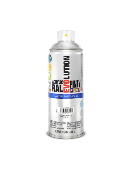 Barniz en Spray Pintyplus Evolution B199 Base de agua 400 ml Incoloro | Tienda24 Tienda24.eu