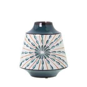 Vase Alexandra House Living Blanc Bleu foncé Céramique 19 x 19 x 22 cm de Alexandra House Living, Vases - Réf : D1621416, Pri...