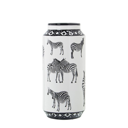 Vase Alexandra House Living Weiß aus Keramik Zebra 16 x 16 x 29 cm von Alexandra House Living, Vasen - Ref: D1621423, Preis: ...