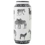 Vaso Alexandra House Living Bianco Ceramica Zebra 18 x 18 x 36 cm di Alexandra House Living, Vasi - Rif: D1621424, Prezzo: 87...