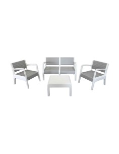 Garden furniture IPAE Progarden Jungle jun06can Anthracite (4 Pieces) | Tienda24 Tienda24.eu