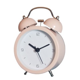 Reloj-Despertador Analógico Romimex Rosa Metal 9 x 12 x 5 cm de Romimex, Despertadores - Ref: D1616193, Precio: 16,95 €, Desc...