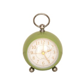 Analogue Alarm Clock Romimex Green Ceramic 10 x 13 x 7 cm by Romimex, Alarm clocks - Ref: D1616195, Price: 22,23 €, Discount: %