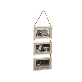 Porte photos mural Romimex Naturel Bois MDF 10 x 15 x 2 cm de Romimex, Cadres muraux et de table - Réf : D1616676, Prix : 15,...