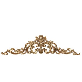 Garland Romimex Golden Resin 3 x 17 x 69 cm by Romimex, Wall Pediments - Ref: D1617821, Price: 48,24 €, Discount: %