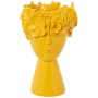 Vase Alexandra House Living Yellow Ceramic Face 18 x 18 x 27 cm by Alexandra House Living, Vases - Ref: D1621503, Price: 65,6...