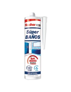 Silicona Fischer 20818 Baños Transparente 300 ml | Tienda24 Tienda24.eu