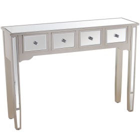 Console Alexandra House Living Champagne Bois 110 x 80 x 30 cm de Alexandra House Living, Tables - Réf : D1624338, Prix : 217...