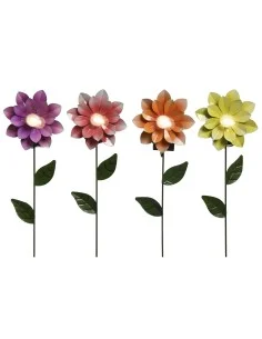 Sonnenlicht Lumineo Blume Ø 14 x 4 cm Bunt | Tienda24 Tienda24.eu