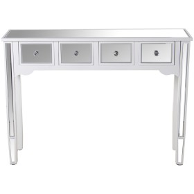 Console Alexandra House Living Champagne Bois 110 x 80 x 30 cm de Alexandra House Living, Tables - Réf : D1624342, Prix : 296...