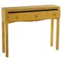 Console Alexandra House Living Giallo Legno 94 x 78 x 24 cm di Alexandra House Living, Tavoli - Rif: D1624347, Prezzo: 334,32...