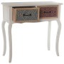 Console Alexandra House Living Blanc Bois 84 x 83 x 36 cm de Alexandra House Living, Tables - Réf : D1624350, Prix : 258,42 €...