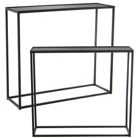 Ensemble de tables Alexandra House Living Noir Métal 2 Pièces de Alexandra House Living, Tables - Réf : D1624353, Prix : 256,...