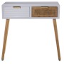 Console Alexandra House Living Bianco Legno 80 x 78 x 30 cm di Alexandra House Living, Tavoli - Rif: D1624360, Prezzo: 246,11...