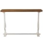 Consola Alexandra House Living Branco Madeira 121 x 79 x 31 cm de Alexandra House Living, Jogos de móveis - Ref: D1624361, Pr...