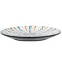 Centrotavola Alexandra House Living Azzurro Bianco Ceramica 9 x 32 x 33 cm di Alexandra House Living, Soprammobili - Rif: D16...