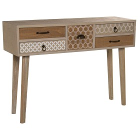 Console Alexandra House Living Marron Bois 110 x 80 x 35 cm de Alexandra House Living, Tables - Réf : D1624376, Prix : 342,51...