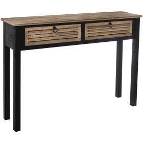 Consola Alexandra House Living Marrón Negro Madera 110 x 80 x 28 cm de Alexandra House Living, Mesas - Ref: D1624380, Precio:...