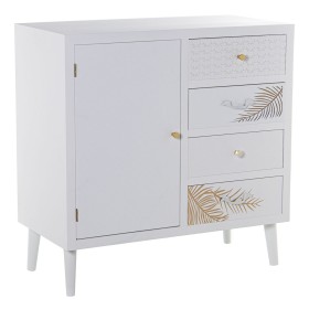 Sideboard Alexandra House Living White Golden Wood 80 x 80 x 40 cm by Alexandra House Living, Sideboards - Ref: D1624382, Pri...