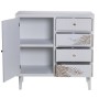 Credenza Alexandra House Living Bianco Dorato Legno 80 x 80 x 40 cm di Alexandra House Living, Credenze e buffet - Rif: D1624...