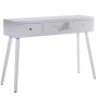 Console Alexandra House Living White Golden Wood 107 x 78 x 30 cm by Alexandra House Living, Tables - Ref: D1624383, Price: 2...