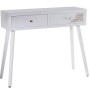 Console Alexandra House Living Bianco Dorato Legno 90 x 78 x 30 cm di Alexandra House Living, Tavoli - Rif: D1624384, Prezzo:...