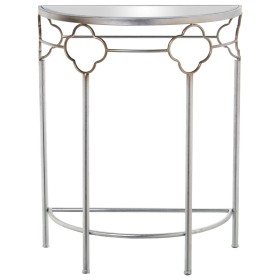 Console Alexandra House Living Transparent Argenté Métal 60 x 75 x 31 cm de Alexandra House Living, Tables - Réf : D1624397, ...