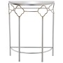 Consola Alexandra House Living Transparente Prateado Metal 60 x 75 x 31 cm de Alexandra House Living, Jogos de móveis - Ref: ...