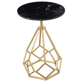 Side table Alexandra House Living Black Golden Wood 38 x 59 x 38 cm by Alexandra House Living, Tables - Ref: D1624401, Price:...