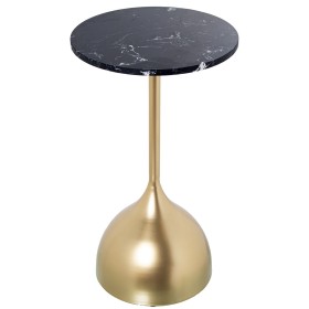 Side table Alexandra House Living Black Golden Wood 35 x 60 x 35 cm by Alexandra House Living, Tables - Ref: D1624404, Price:...