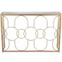 Consola Alexandra House Living Transparente Dorado Metal 120 x 80 x 28 cm de Alexandra House Living, Mesas - Ref: D1624406, P...