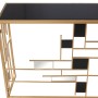 Console Alexandra House Living Gris Doré Métal 120 x 80 x 28 cm de Alexandra House Living, Tables - Réf : D1624407, Prix : 27...