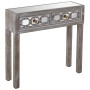 Console Alexandra House Living Transparent Doré Bois 80 x 80 x 25 cm de Alexandra House Living, Tables - Réf : D1624414, Prix...