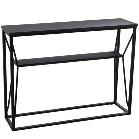 Console Alexandra House Living Black Metal 100 x 75 x 30 cm by Alexandra House Living, Tables - Ref: D1624423, Price: 220,50 ...