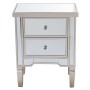 Mesa de Cabeceira Alexandra House Living Champagne Madeira Espelho 49 x 62 x 33 cm de Alexandra House Living, Mesinhas de cab...