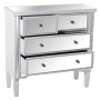 Commode Alexandra House Living Champagne Bois Miroir 85 x 84 x 33 cm de Alexandra House Living, Commodes - Réf : D1624636, Pr...