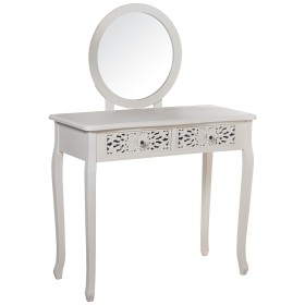 Coiffeuse Alexandra House Living Blanc Bois 90 x 78 x 40 cm de Alexandra House Living, Coiffeuses - Réf : D1624648, Prix : 32...