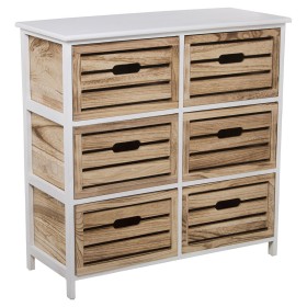 Chest of drawers Alexandra House Living White Brown Wood 80 x 80 x 35 cm by Alexandra House Living, Chest of Drawers - Ref: D...