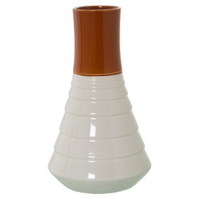 Vase Alexandra House Living Crème Terre cuite Céramique 18 x 18 x 33 cm de Alexandra House Living, Vases - Réf : D1621463, Pr...