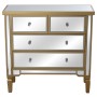 Chest of drawers Alexandra House Living Brown Transparent Wood Mirror 85 x 84 x 33 cm by Alexandra House Living, Chest of Dra...