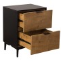 Mesa de Cabeceira Alexandra House Living Castanho Preto Metal 45 x 60 x 35 cm de Alexandra House Living, Mesinhas de cabeceir...