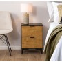 Nightstand Alexandra House Living Brown Black Metal 45 x 60 x 35 cm by Alexandra House Living, Bedside Tables - Ref: D1624674...