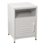 Mesa de Cabeceira Alexandra House Living Branco Metal 35 x 51 x 35 cm de Alexandra House Living, Mesinhas de cabeceira - Ref:...