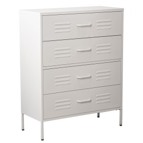 Commode Alexandra House Living Blanc Métal 80 x 102 x 35 cm de Alexandra House Living, Commodes - Réf : D1624678, Prix : 401,...