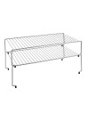 Shelves Metaltex Sky Kitchen Stackable Metal 2 Pieces (48 x 33 x 24 cm) | Tienda24 Tienda24.eu