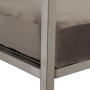 Bench Alexandra House Living Grey Velvet Metal 103 x 54 x 41 cm by Alexandra House Living, Chairs - Ref: D1624698, Price: 277...