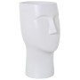 Vaso Alexandra House Living Branco Cerâmica Face 17 x 18 x 38 cm de Alexandra House Living, Jarrões - Ref: D1621474, Preço: 6...